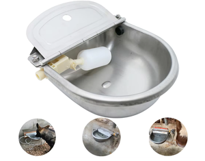 304 acier inoxydable vache bol d'eau potable épaissi flotteur vache cheval mouton bac à eau potable automatique bol d'eau potable - Product Image 3