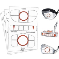 Ruban adhésif léger en plastique pour marquer les impacts de golf sur les faces des clubs, des drivers, des fers et des putters