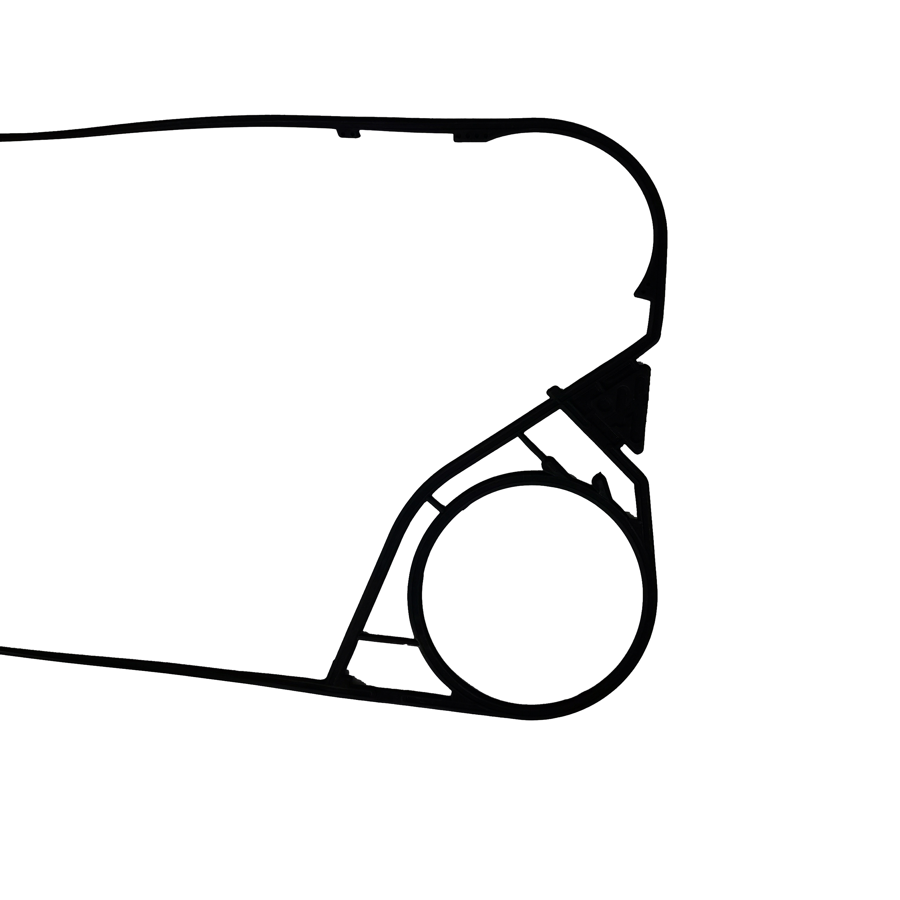 Настраиваемая пластинчатая теплообменная резиновая прокладка теплообменника