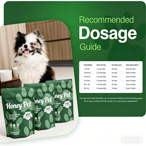 Suplemento <span class=keywords><strong>de</strong></span> Alimentos Superiores para <span class=keywords><strong>Perros</strong></span>, Polvo <span class=keywords><strong>de</strong></span> Vegetales para la Salud Dental, Longevidad, Articulaciones, Intestino, Alergias, Inmunidad, Piel y Pelaje - Product Image 4