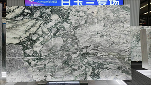 Nueva Llegada de Losas de Mármol Verde Calacatta, Mármol Verde, Blanco y Morado para Decoración de Paredes y Pisos - Product Image 3