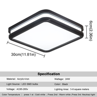 Lampe de plafond de projet moderne au design personnalisé pour l'éclairage décoratif de la cuisine de l'appartement