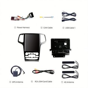 Đài phát thanh xe Player cho Jeep Navigator Jeep Grand Cherokee wk2 Carplay đài phát thanh màn hình - Product Image 4