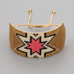 Go2boho — Bracelets en forme d'étoile tissé à la main pour femmes, bijou mexicain, ajustable et à la mode, cadeau, Miyuki, 2020 - Product Image 1