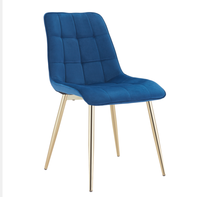 Chaises royales antiques en velours, jambes dorées, mobilier de cuisine, de restaurant, en vente