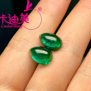 Piedra preciosa para cultivo en laboratorio, de Color verde <span class=keywords><strong>Muzo</strong></span> hidrotérmico, incrustaciones de grietas leves, <span class=keywords><strong>Esmeralda</strong></span>, precio de <span class=keywords><strong>Esmeralda</strong></span> por quilate - Product Image 3