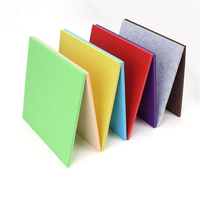 Panneau acoustique en Polyester plaqué au feu, panneau de plafond, 5 pièces, 9mm