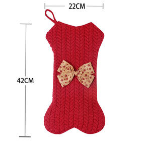17''Bone Shaped <strong>Christmas</strong> <strong>Stocking</strong> Cable Knit <strong>Dog</strong> Puppy <strong>Christmas</strong> <strong>Stockings</strong> <strong>for</strong> <strong>Christmas</strong> Decorations and Holiday Decor - Product Image 5