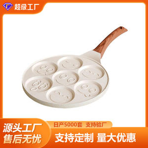 กระทะเคลือบหินไมแฟนแบบกำหนดเอง 7 ช่อง สำหรับทำแพนเค้ก ไข่เบอร์เกอร์ อาหารเช้าอเนกประสงค์ - Product Image 3