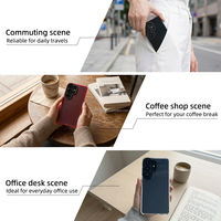 Coques de téléphone transparentes personnalisées avec impression UV, fabricant OEM ODM, coques souples en TPU pour Samsung S26 S25 S24 S23 Plus Ultra A16
