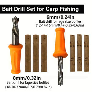 Nouvel outil de pêche à la carpe perceuse à appâts en acier inoxydable, aiguille de carpe pour carpe plate-forme mangeoire équipement de pêche - Product Image 2