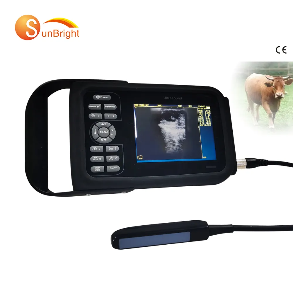 Instrumen medis ultrasound hewan kecil dokter hewan ultrasound anjing/kuda mesin usg Harga SUN-808F