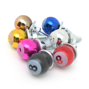 Viti per Targa Auto a 8 Punte, Accessori per Modifiche Esterne, <span class=keywords><strong>Bulloni</strong></span> Decorativi Universali con Filettatura M6 - Product Image 1