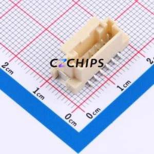 QA2009AWV-06-D1CB1-R Wire-to-Board Pin Header SMD,P=2mm Connector 1x6P 2mm Vertical Mount 6P - Product Image 1