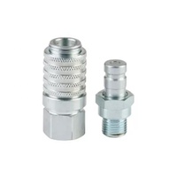 Accouplement de test de diagnostic série PD RE190805, filetage BSP 1/4 pouce, femelle et mâle, raccord rapide hydraulique
