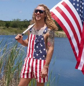 Nouvelle collection européenne et américaine : Salopette d'été populaire pour le commerce transfrontalier, style indépendant, unie, à manches courtes, respirante, unisexe, 2 shorts - Product Image 6