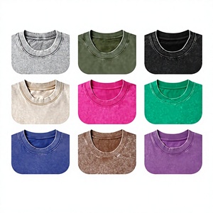 เสื้อยืดโอเวอร์ไซส์ทรงหลวมสไตล์วินเทจผ้าฝ้าย 100% คุณภาพสูง 230 กรัม ลวดลายตัวอักษร ล้างสีแบบแอซิดวอช ทำสีซีดแบบดิสเทรส - Product Image 2