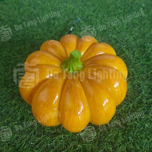 3d <b>Halloween</b> Pumpkin Sculpture Lamp Outdoor Fiberglass Decorative <b>Light</b> For Festival Garden Landscape Lighting - Product Image 6