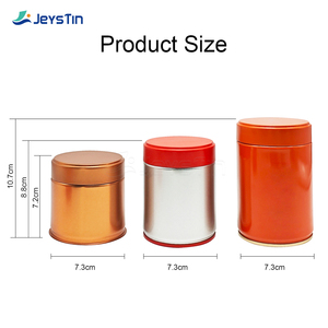 Custom 50g/100g/200g/300g Loose Tea <strong>Tin</strong> Cans Container <strong>Small</strong> Matte Square Black <strong>Tins</strong> Box Luxury Matcha <strong>Tin</strong> - Product Image 3