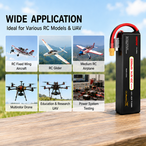 Batterie de drone agricole au lithium-ion rechargeable de haute qualité 5200 mAh 45C, pack de batteries de drone semi-solide avec BMS sur mesure - Product Image 1