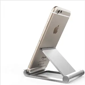 Dudukan ponsel aluminium, aksesori ponsel dudukan ponsel tv aluminium dapat diatur