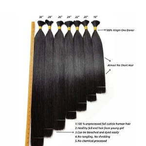 Granel de cabello para trenza de extensión de cabello técnica <span class=keywords><strong>UV</strong></span> en todos los colores 10-30 pulgadas extremo grueso completo doble dibujado - Product Image 6
