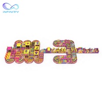 Parque de obstáculos inflable grande, divertido, personalizado, para deportes, pista de obstáculos para eventos de equipo