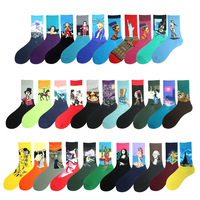 Chaussettes d'équipage en coton coloré à la mode pour femmes Chaussettes tricotées avec logo personnalisé en gros