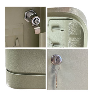 <span class=keywords><strong>Coffre</strong></span>-<span class=keywords><strong>fort</strong></span> de serrure à clé en métal en acier durable extérieur/intérieur <span class=keywords><strong>pour</strong></span> le stockage des <span class=keywords><strong>clés</strong></span> coffres-forts d'intérieur/extérieur - Product Image 6