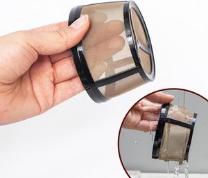 Filtre à café permanent à panier 5 tasses doré universel pour cafetières goutte à goutte Cuisinart, <span class=keywords><strong>Krups</strong></span>, Hamilton et plus - Product Image 2