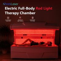 Lit de luminothérapie motorisé CELIORA-E6 à lumière rouge, chambre de photobiomodulation LED pour le corps entier, pour le bien-être et la récupération
