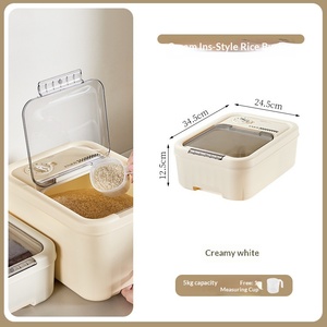 Seau de stockage de céréales en PP de qualité <span class=keywords><strong>alimentaire</strong></span>, grande capacité moderne, anti-insectes, étanche, en matériau durable pour la maison - Product Image 6