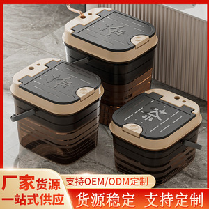 <b>Tea</b> Bucket Square <b>Plastic</b> With Lid Leak Proof For Kung Fu <b>Tea</b> <b>Set</b> Accessory Afternoon <b>Tea</b> Use - Product Image 5