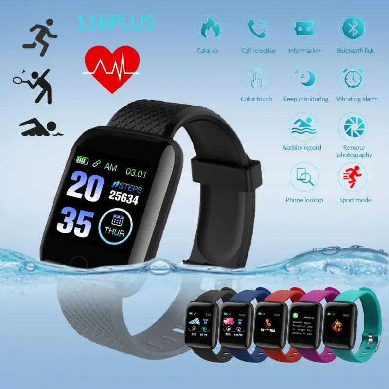 2020 Neuheiten relojes inteli gentes Smartwatch Sport IP68 wasserdicht iwo Serie 5 6 116 plus m 5 gt 08 Android Smartwatches
