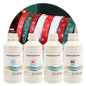 Tinta de sublimación a base de agua para impresora <span class=keywords><strong>Epson</strong></span> T3200 <span class=keywords><strong>F170</strong></span> F570 F9400 Sc-F500 T 5270 F 6500 S50670, etiqueta privada de 1 litro - Product Image 1