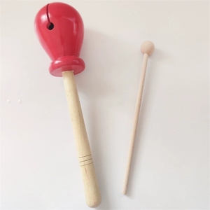Bloque de Madera Natural con Asa para Jardín de Infancia, Instrumento Musical Educativo para la Primera Infancia, Venta al Por Mayor - Product Image 2