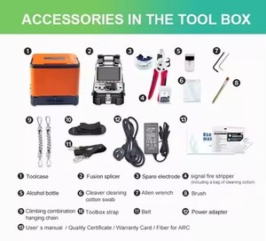 High Precision Hot Melt <b>Machine</b> Fully Automatic Fiber Splicer Ai-20 Fiber Optic Fusion Splicer for Optical Cable Pigtail - Product Image 5