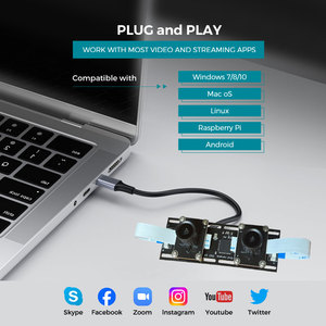 USB Ống nhòm Khung đồng bộ hóa máy ảnh mô-đun cho VR 3D tái thiết Máy tầm nhìn ống kính kép kết nối bằng cáp linh hoạt - Product Image 3