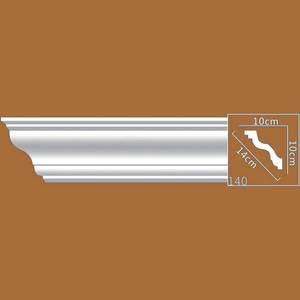 고밀도 폴리우레탄 내부 벽 패널 장식 플레인 코니스 스커팅 보드 몰딩 방수 난연제 - Product Image 3
