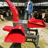 Nouvelle Hacheuse de Fourrage Multifonctionnelle Mobile, Broyeur d'Herbe Polyvalent pour Usage Agricole