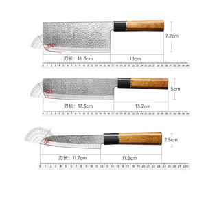 Hand Forged Stainless Steel Slicing Knife 4-5.9in Blade For Kitchen Use - Product Image 2