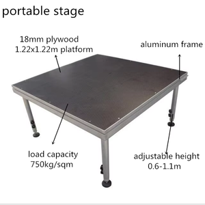 Scène de concert modulaire portable en aluminium et contreplaqué, sur mesure, de haute qualité et à prix compétitif, pour événements. - Product Image 6