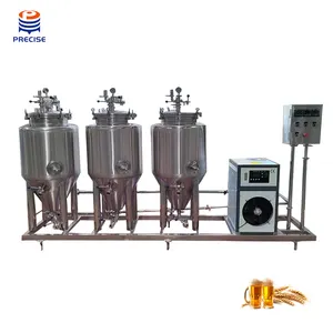 Stainless steel / copper beer brewing equipment micro brewery 50l for home use