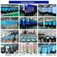 Pantalla LCD Publicitaria Personalizada de 49 y 55 Pulgadas, Tótem de Pantalla Grande para Exteriores, Resistente al Agua IP65, Señalización Digital LCD
