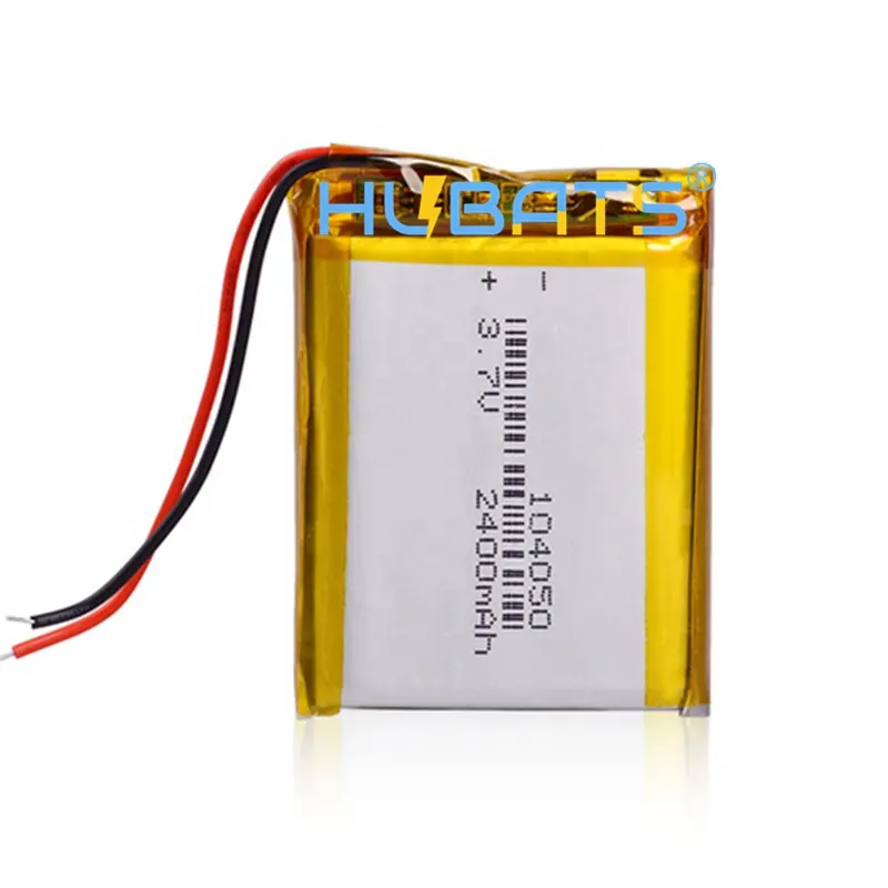 Rechargeable 3.7V 2400mAh Li-Po Battery 104050 Lithium Polymer Battery Li-Po li ion Lipo cells For GPS MP3 MP4 Driving Recorder