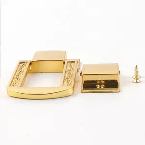 金明高品质锌合金礼品盒酒盒锁首饰盒压铸字锁