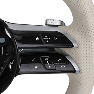 Volante de cuero completo blanco para <span class=keywords><strong>Mercedes</strong></span> Benz W204 W205 W206 W211 W212 W176 W213 <span class=keywords><strong>Cla</strong></span> W210 W124 C117 W177 W221 W222 S63 AMG - Product Image 4