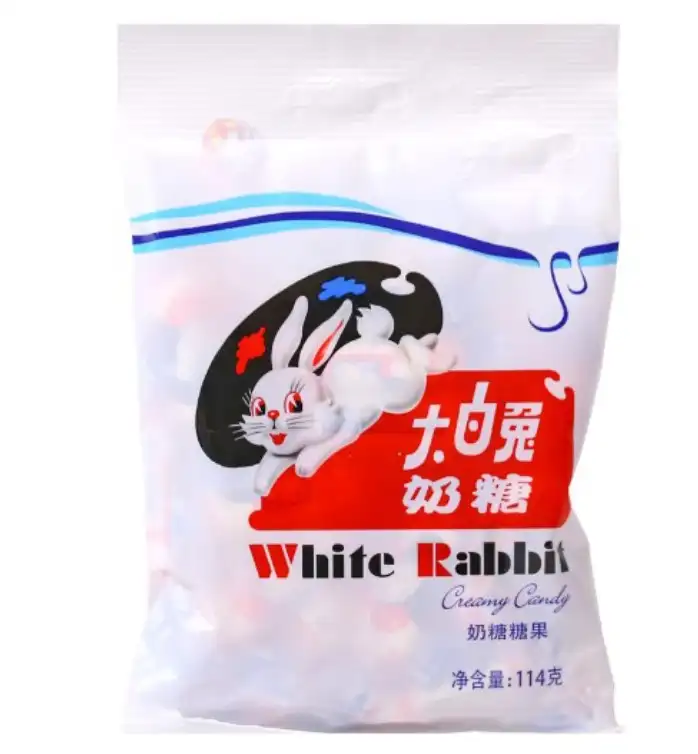 Hot sales soft candy Chinese famous brand candy toffee white rabbit candy