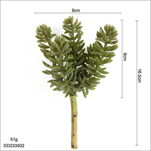 Succulenta Artificiale in Plastica Multicolore a Punte, Finta Sedum per Mini Vasi, Terrari e Decorazioni da Tavolo per Interni - Product Image 2