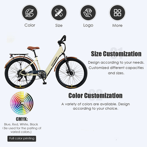 Bicicleta Eléctrica Trek Directamente de Fábrica, 26 Pulgadas, Urbana, de Ocio, 48V 400W, Manillar Tipo Mariposa, para Viajes y Desplazamientos Urbanos - Product Image 2